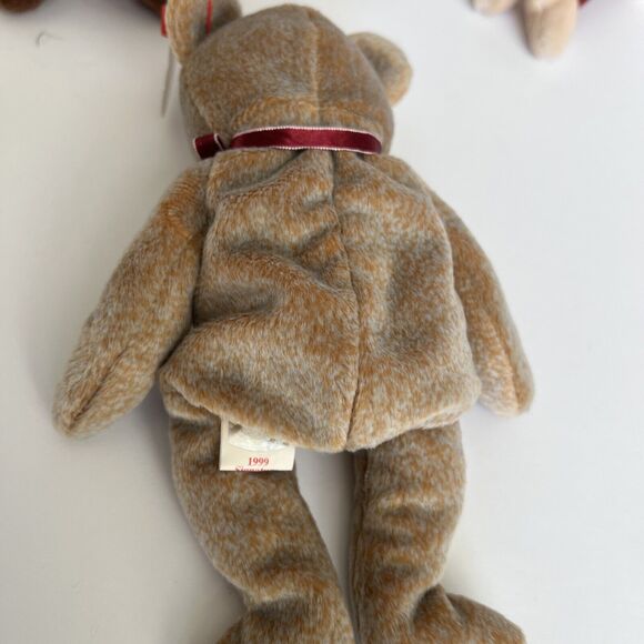 Ty Beanie Babies Lot Of 3 Schweetheart Chocolate Signature Bear All 1999 W Tags - Picture 6 of 10